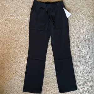 Lululemon Black On The Fly Pants Full Length Sz 4